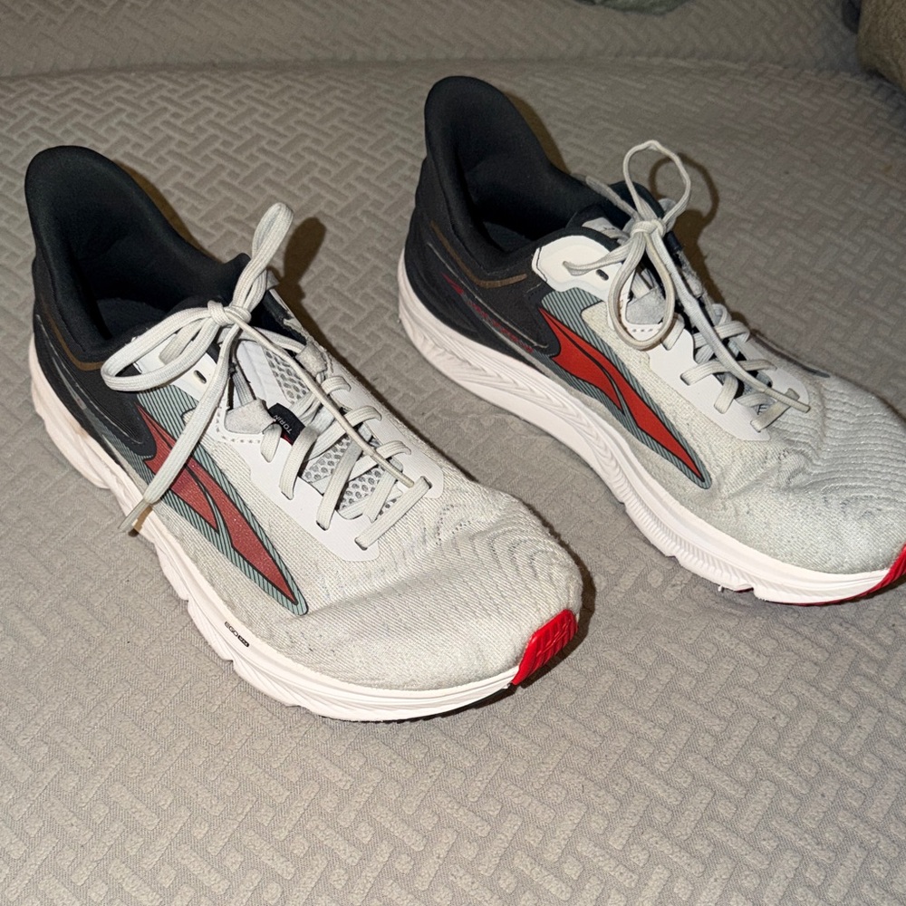 Altra Athletic Shoes - Gray and Red